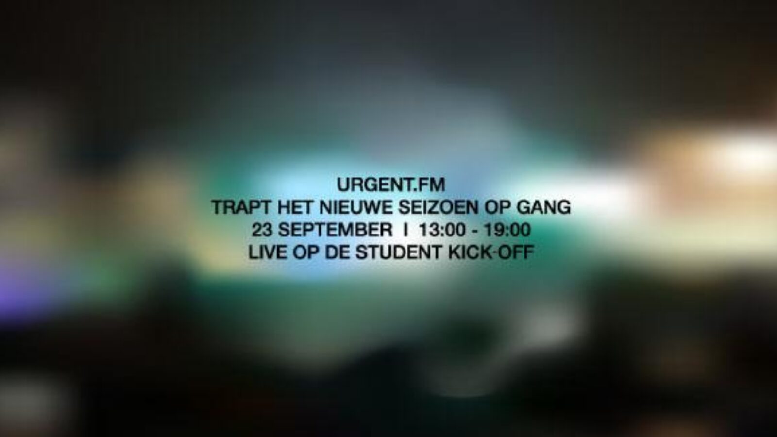 picture of URGENT.FM OP STUDENT KICK-OFF