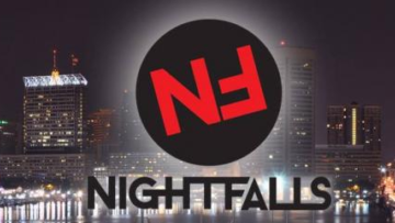 Night sky fall logo